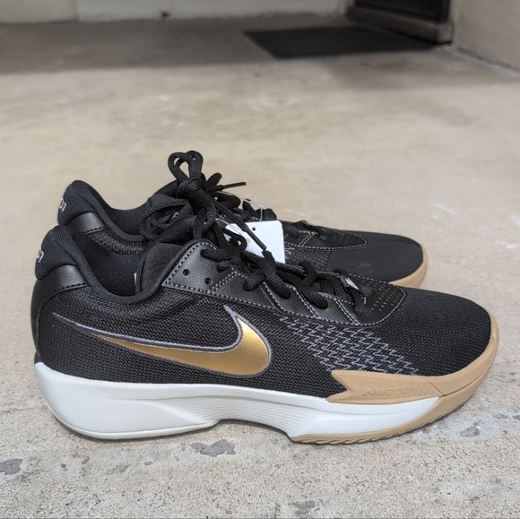 Nike Air Zoom G.T. Cut Academy Black and Gold Sneakers
